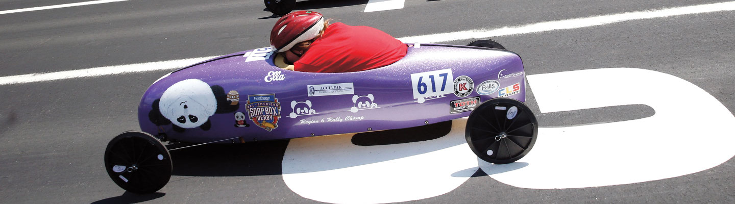 Image of a modern-day racecar